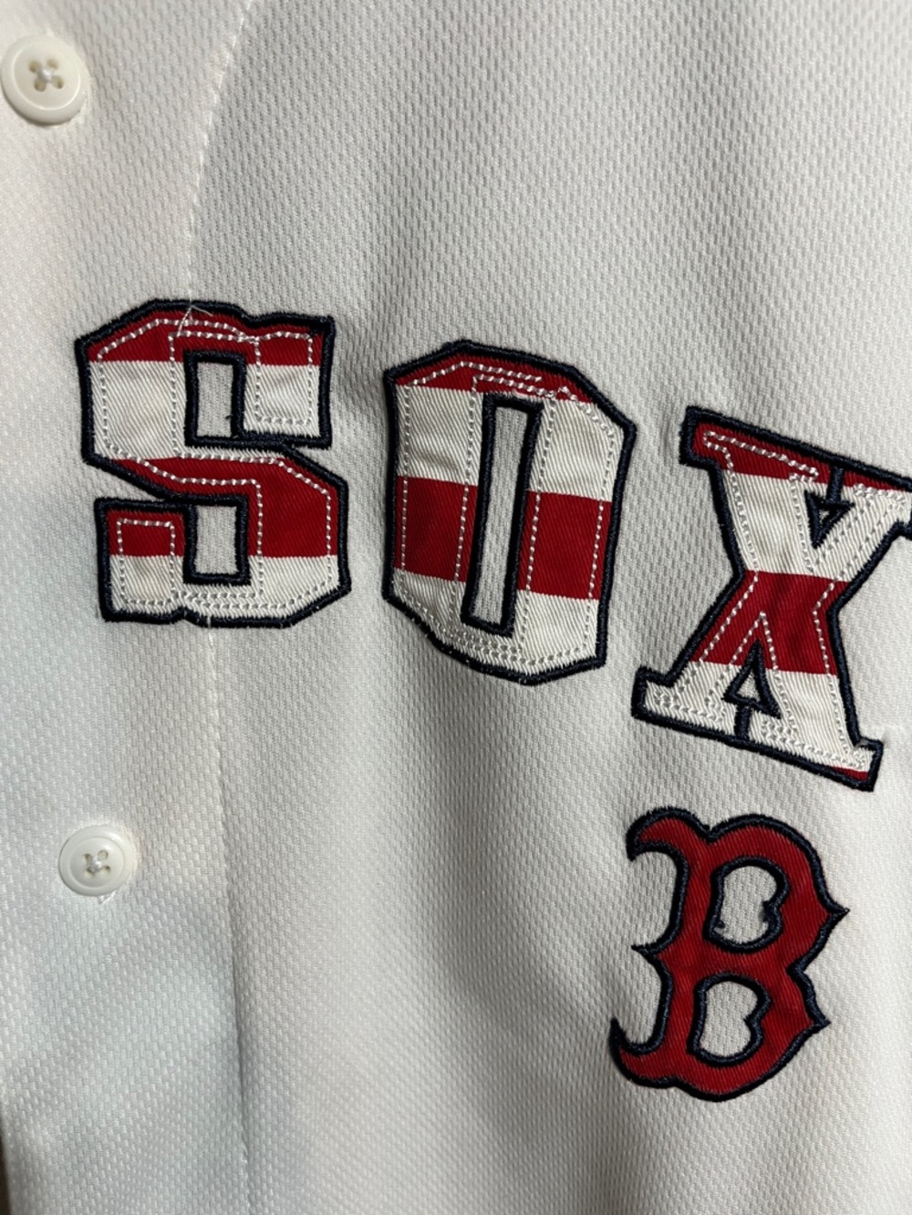 Boston Red Sox Button-Up Jersey - Picture 2 of 8